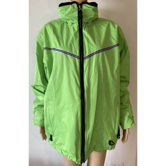 Obermeyer Snow Ski Jacket Women's Size 14 Green Winter Sport Snowboarding Nice! - Picture 2 of 9